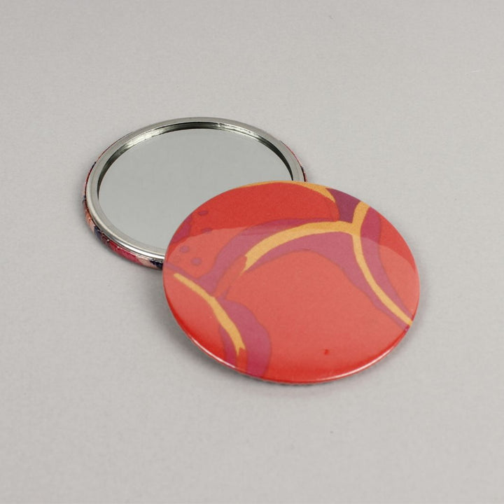 Fuli Kaffe Fassett Fabric Pocket Travel Mirror