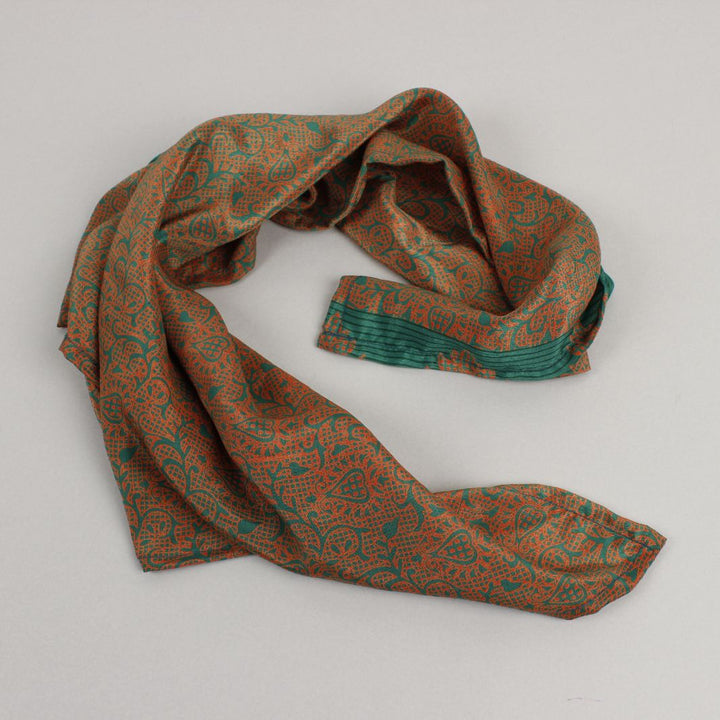 Mohini Upcycled Sari Fabric Square Head/Neck Scarf