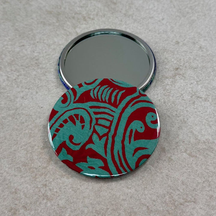 Fuli Recycled Sari Fabric Pocket Travel Mirror