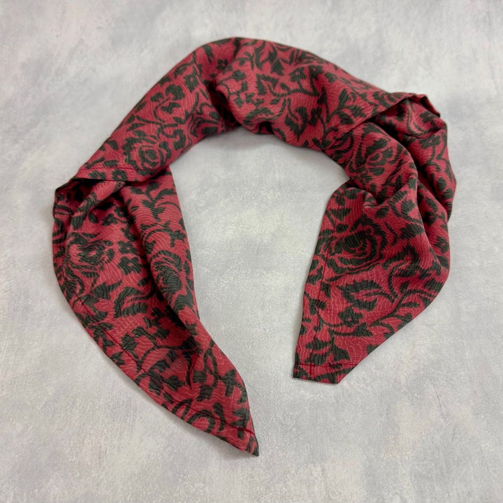 Mohini Upcycled Sari Fabric Square Head/Neck Scarf