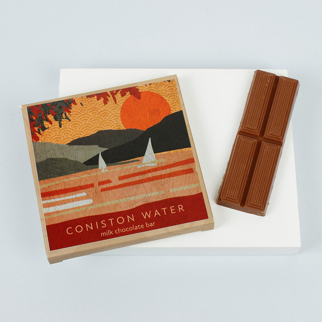The Northern Line: Coniston Water - Milk Chocolate Bar