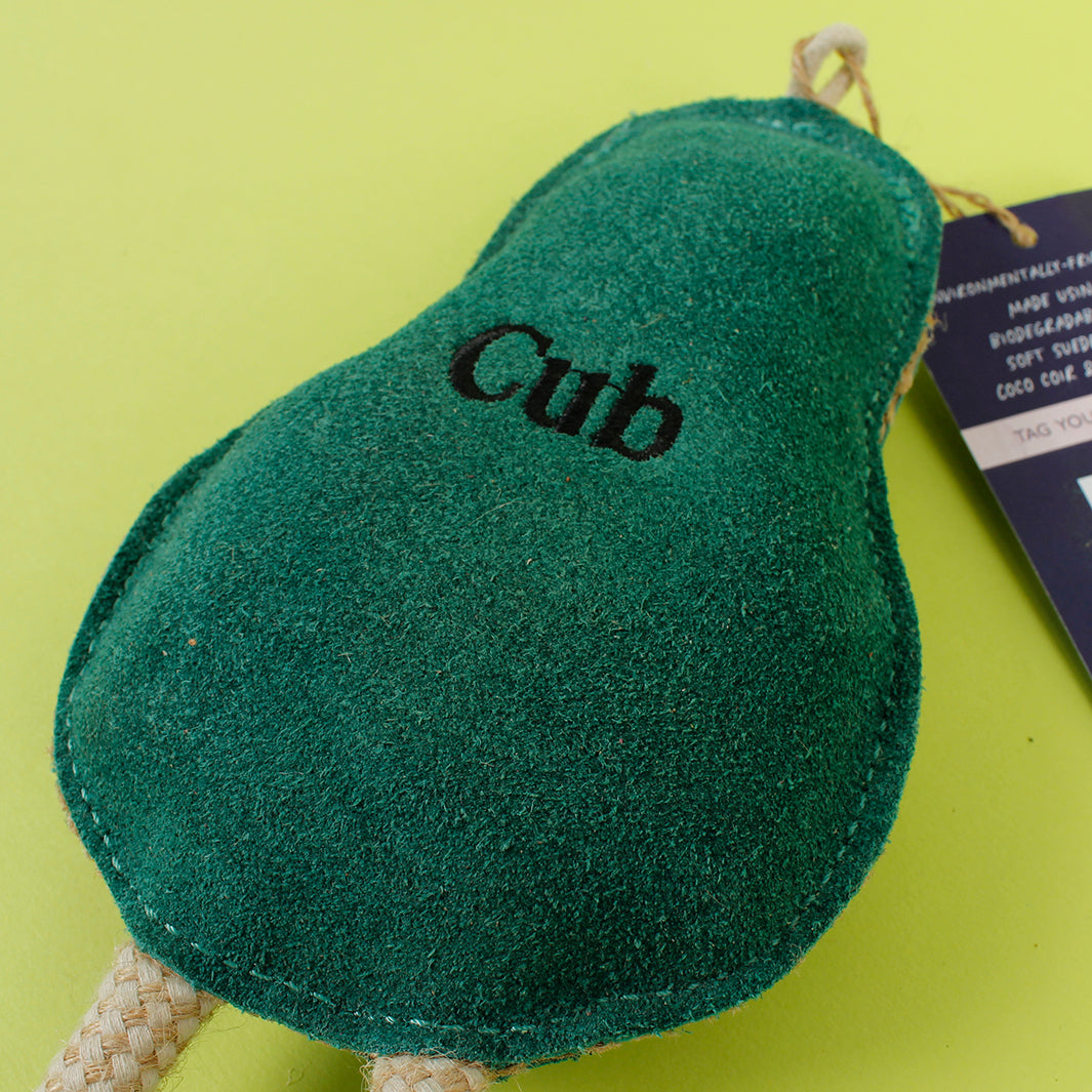 Ava Avocado Eco Dog Toy