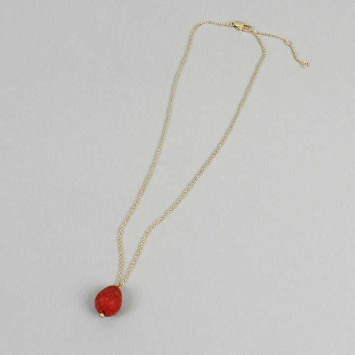 Egyptian Recycled Glass Pendant - Red