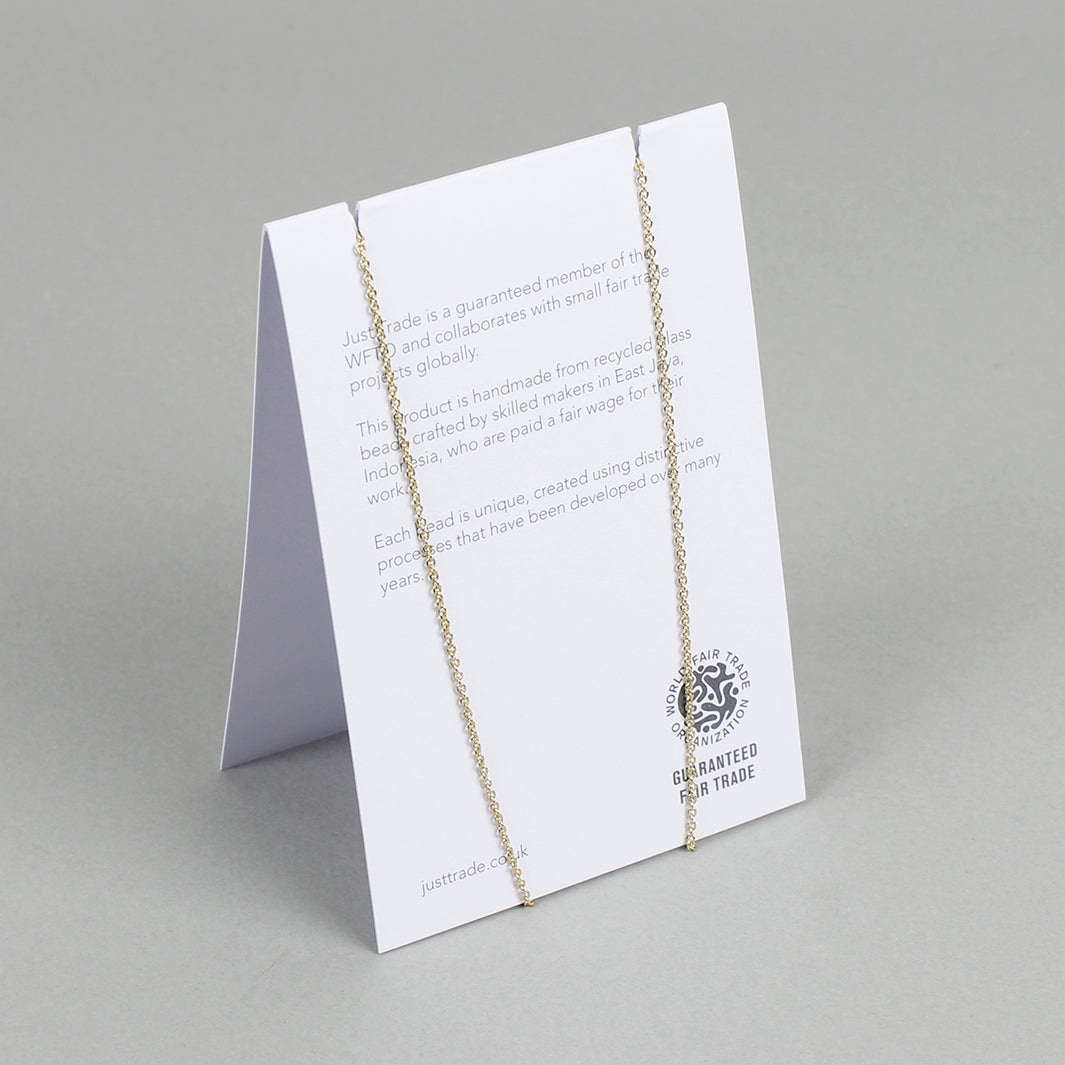 Egyptian Recycled Glass Pendant - Red