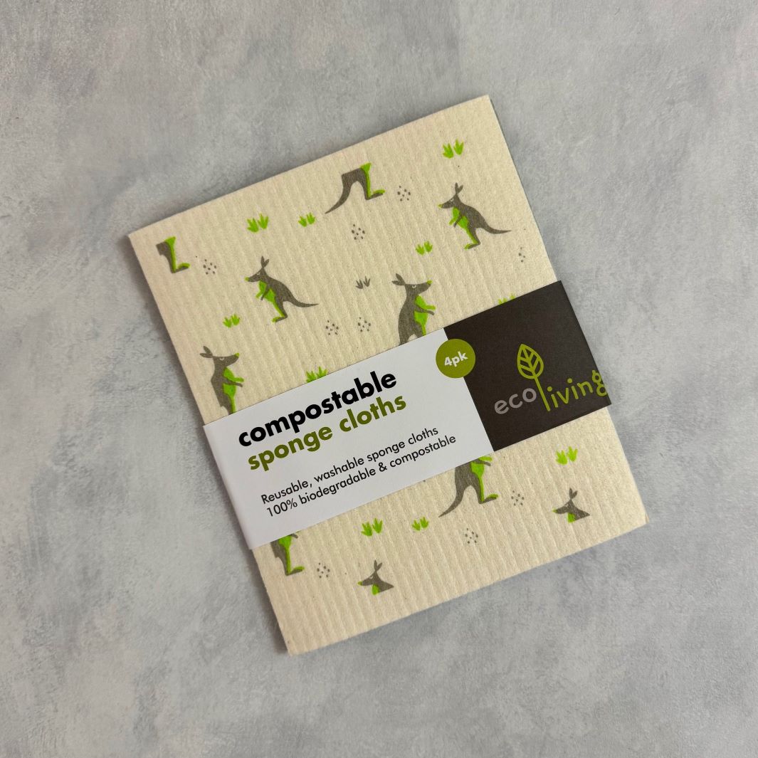 Compostable Sponge Cleaning Cloths