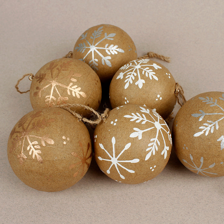 Kraft Papier Maché Bauble