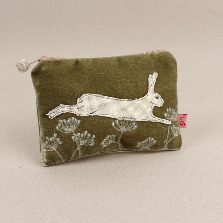 Velvet Embroidered Purse