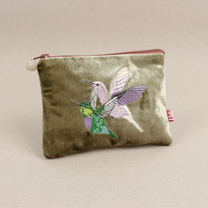 Velvet Embroidered Purse