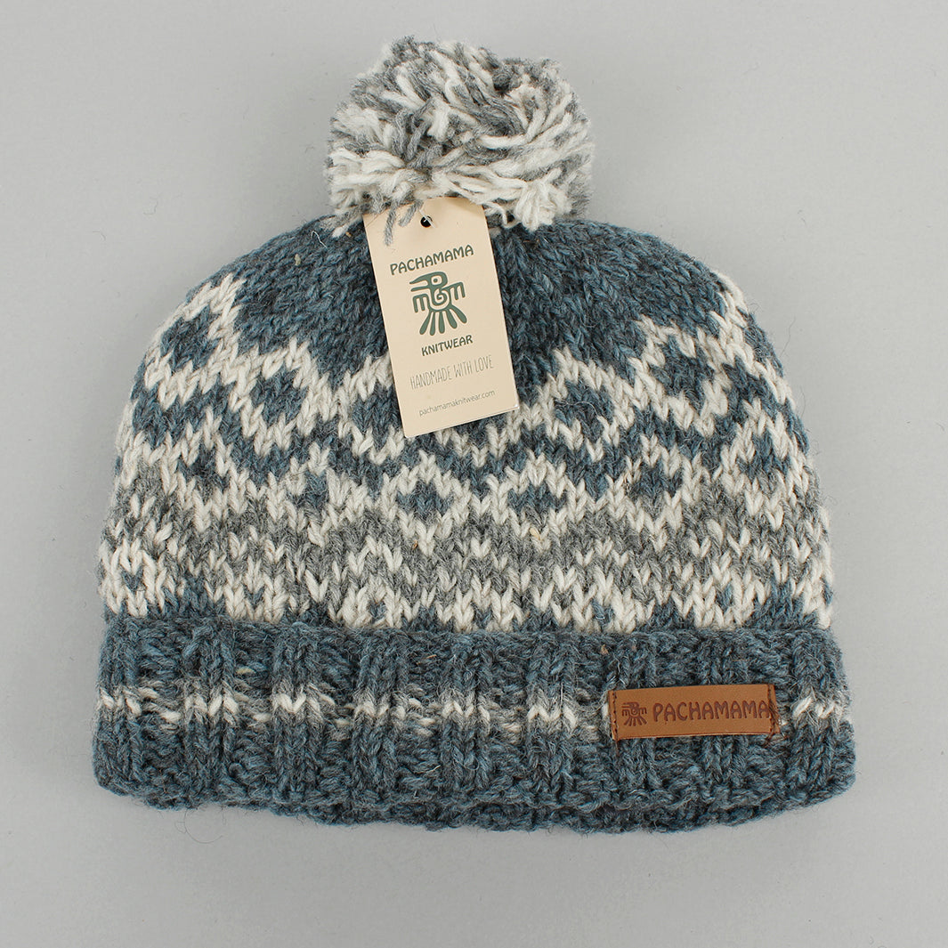 Men's Jorvik Bobble Beanie - Steel