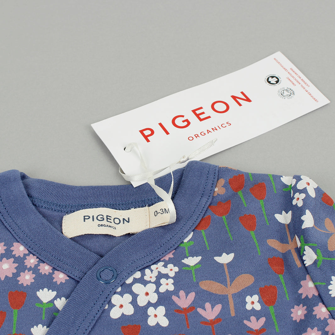 Meadow Kimono Romper - Night Blue