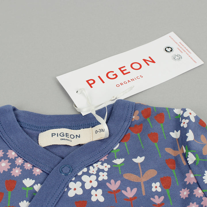 Meadow Kimono Romper - Night Blue