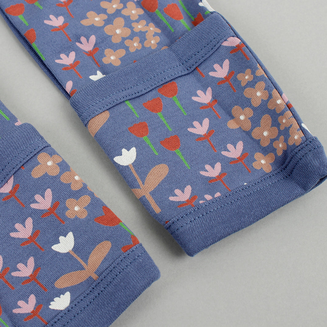 Meadow Kimono Romper - Night Blue