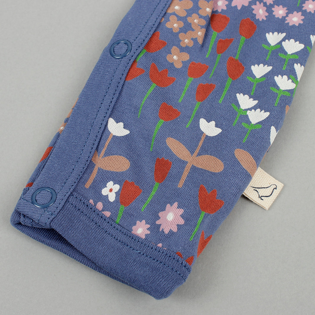 Meadow Kimono Romper - Night Blue