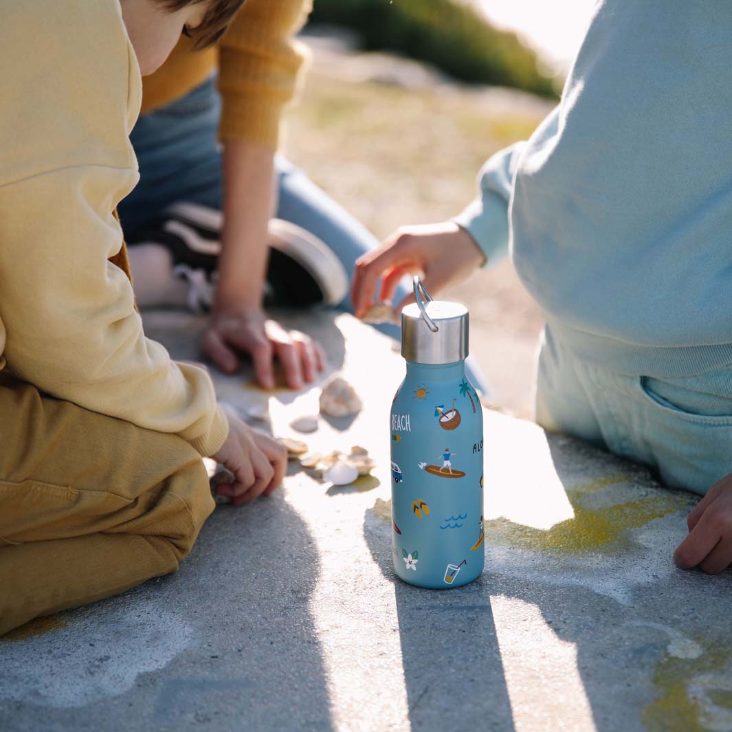 350ml Insulated Stainless Steel Kids Bottle - The Honolulu Collection