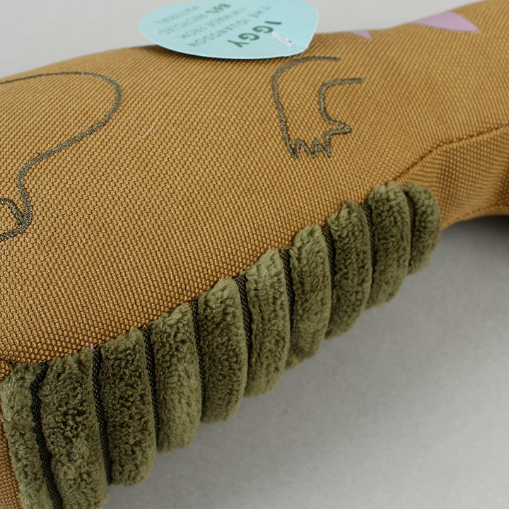 Dinosaur Recycled Soft Dog Toy