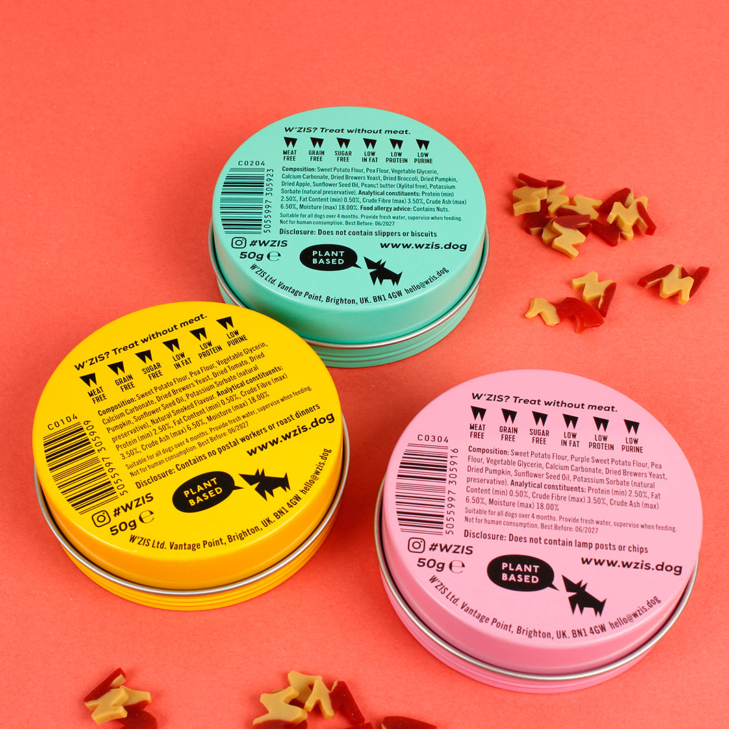 Refillable Dog Treat Tin with 50g Treats