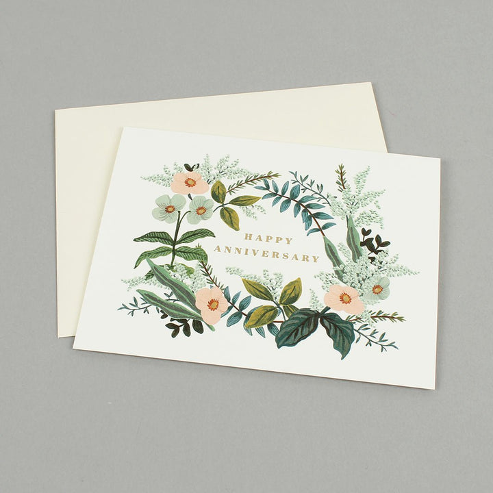 Anniversary Bouquet Card - Green Tulip