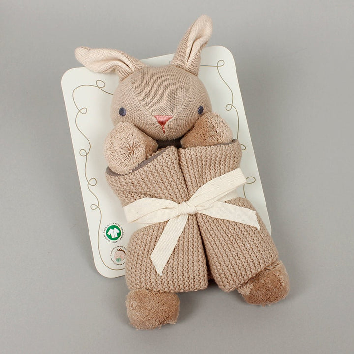 Baby Threads Bunny Comforter - Green Tulip