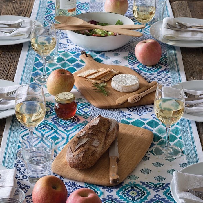 Bamboo Artisan Cutting & Serving Board - Green Tulip