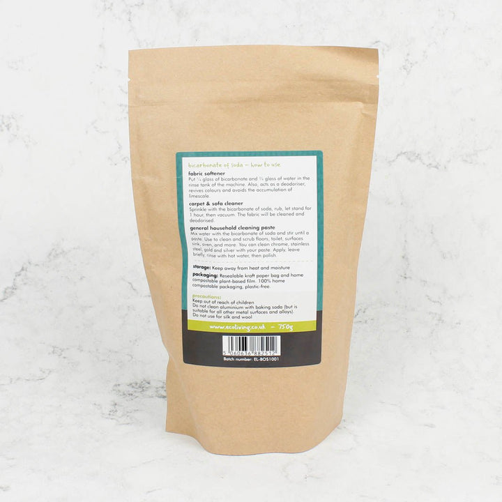 Bicarbonate of Soda Pouch 750g - Green Tulip