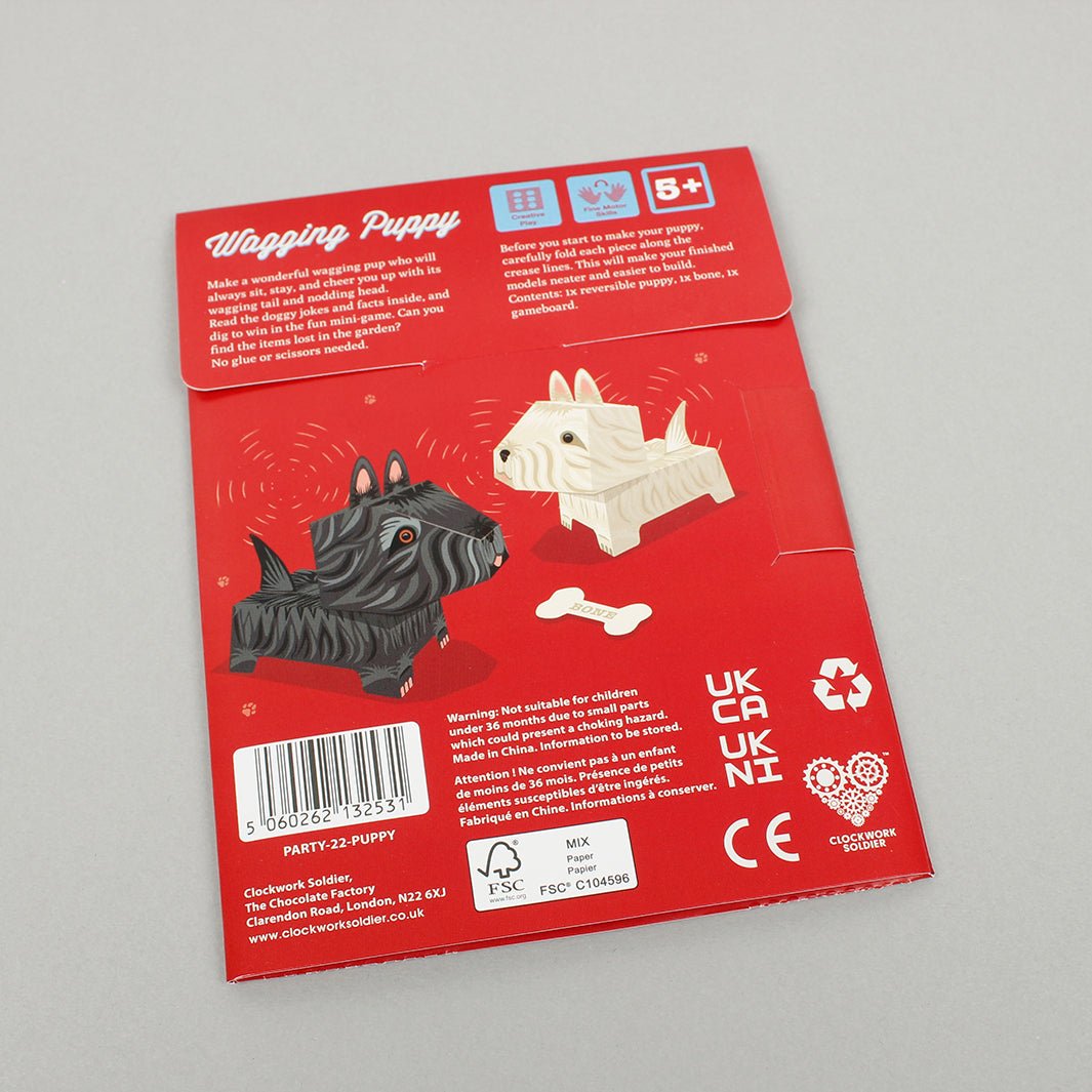 Create Your Own Wagging Puppy - Green Tulip