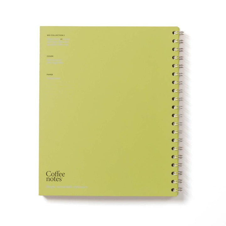 Dotted Wirobound Notebook - Medio (A5) - Pistachio - Green Tulip