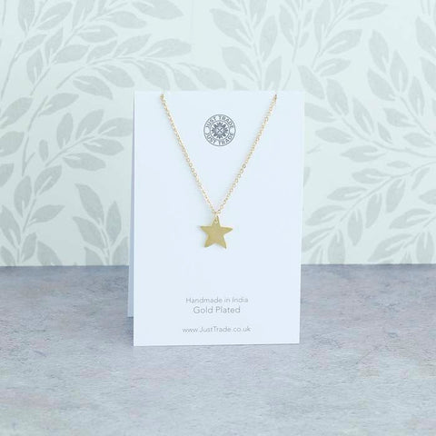 Gold Plated Star Pendant