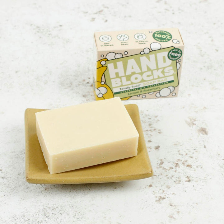Hand Blocks Essential Oil Hand Soap Bar - Green Tulip