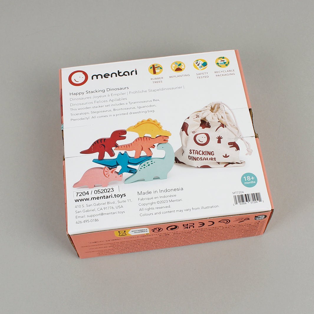 Happy Stacking Dinosaurs - Green Tulip