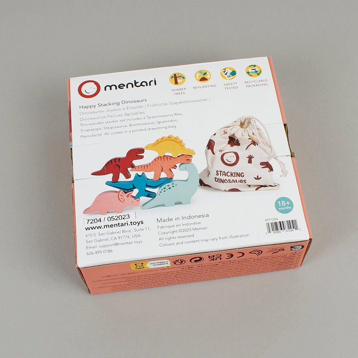 Happy Stacking Dinosaurs - Green Tulip