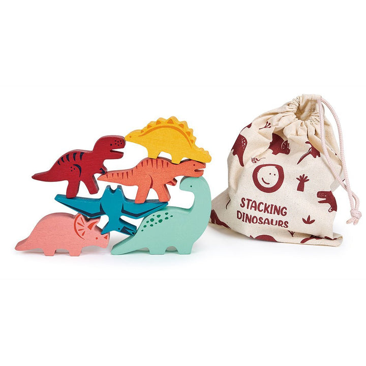 Happy Stacking Dinosaurs - Green Tulip