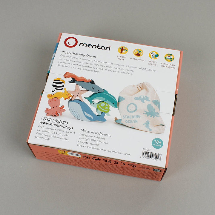 Happy Stacking Ocean - Green Tulip