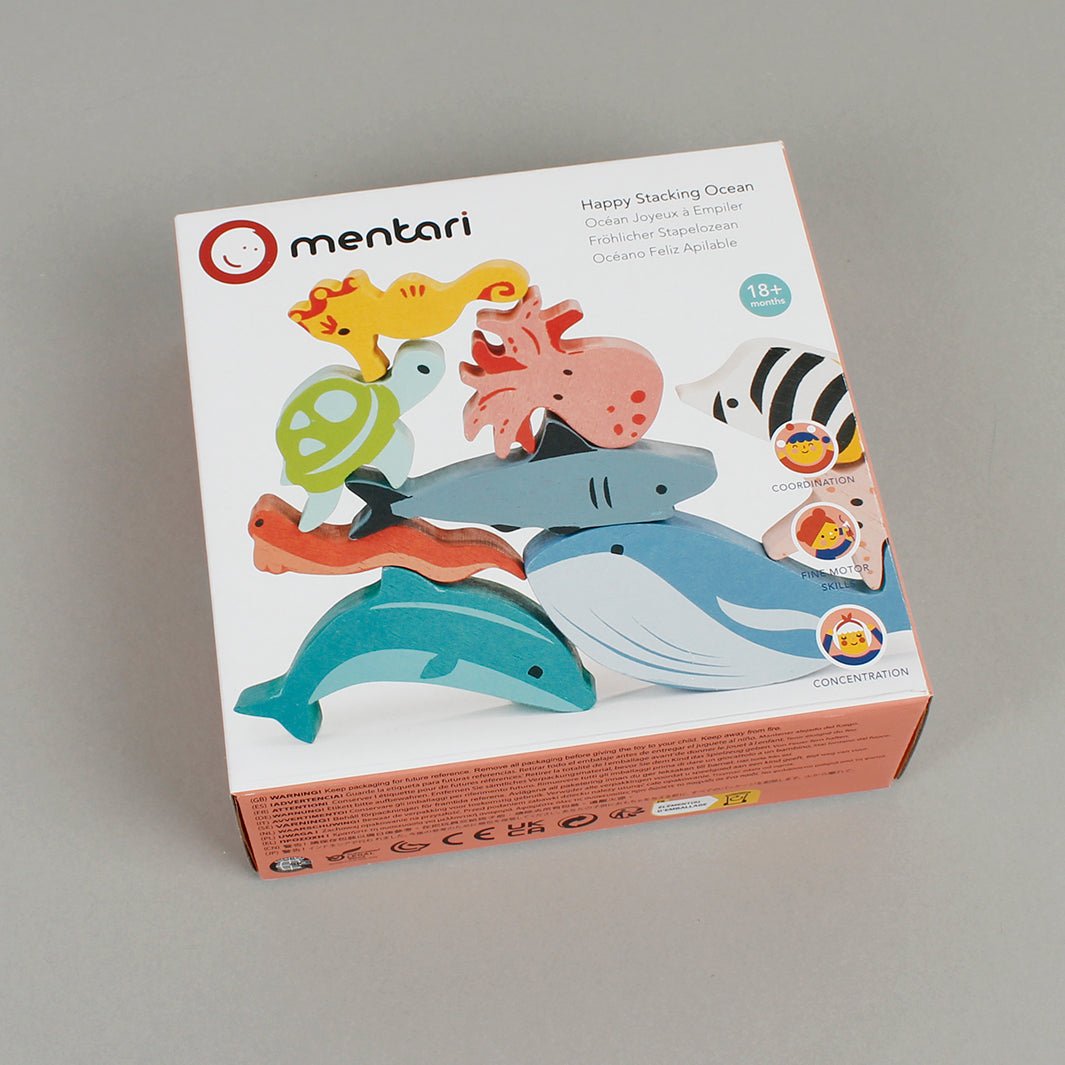 Happy Stacking Ocean - Green Tulip