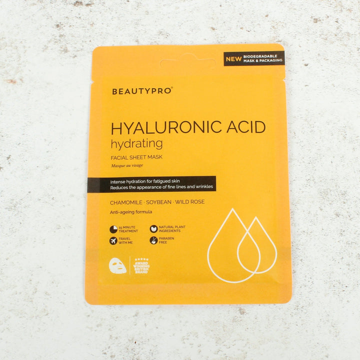 Hyaluronic Acid Hydrating Facial Sheet Mask - Green Tulip