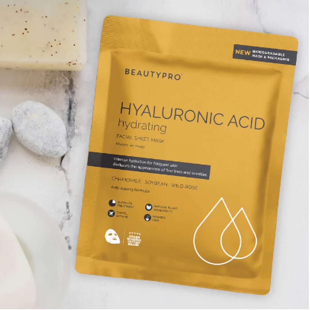 Hyaluronic Acid Hydrating Facial Sheet Mask - Green Tulip
