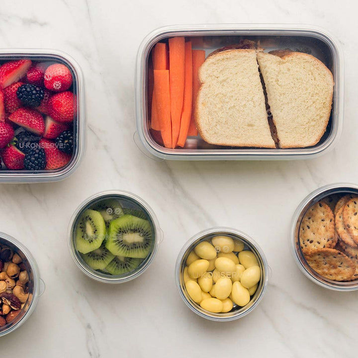 Replacement Silicone Lid For Mini Round Container - Clear - Green Tulip