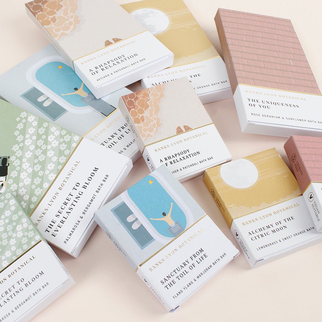 Solid Bath Oil Bar - Sleep Beneath A Lavender Sky - Green Tulip