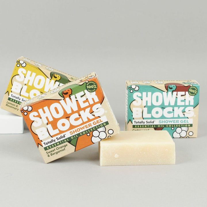 Solid Shower Gel - Essential Oil Collection - Cedarwood & Eucalyptus - Green Tulip