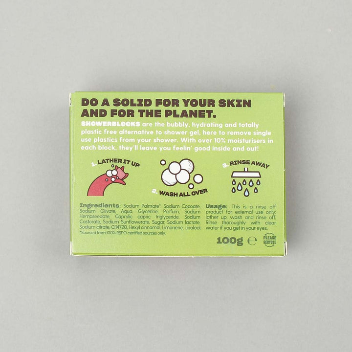 Solid Shower Gel - Mint & Grapefruit - Green Tulip