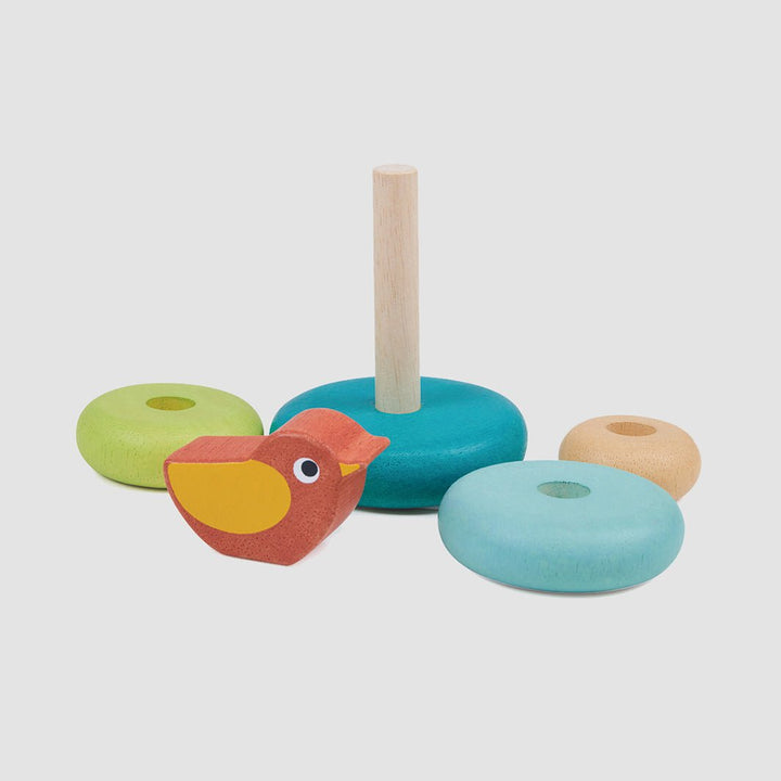 Stacking Tree With Bird - Green Tulip