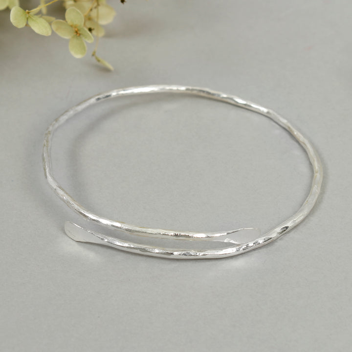 Silver Plated Wrap Bangle