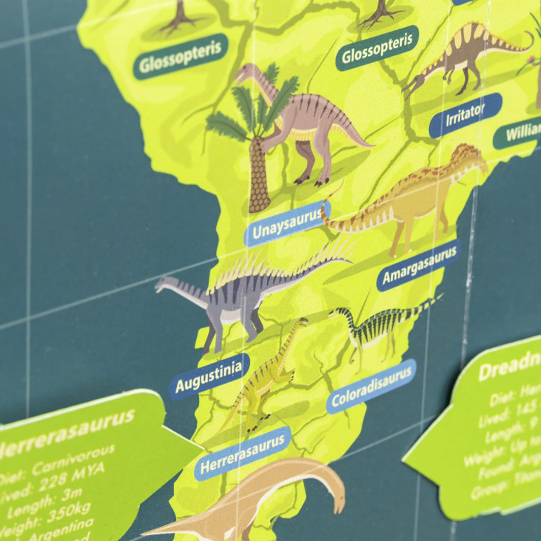 Make Your Own Dinosaur Timeline & Map