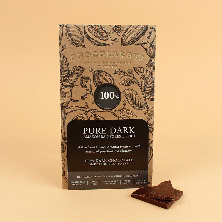 100% Pure Dark Chocolate Bar