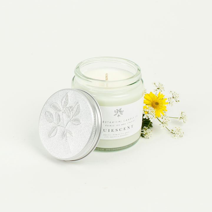 Soy Wax Glass Jar Candle - Quiescent