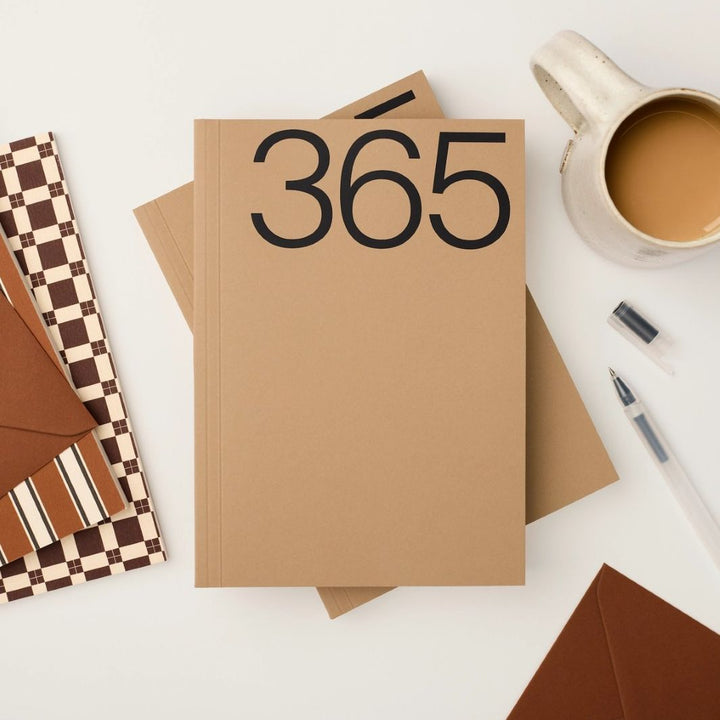 365 Undated A5 Planner – Brown