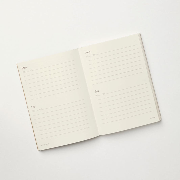 365 Undated A5 Planner – Brown