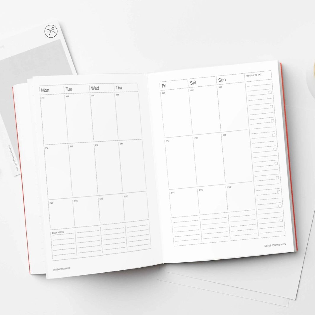365 Undated A5 Planner – Brown