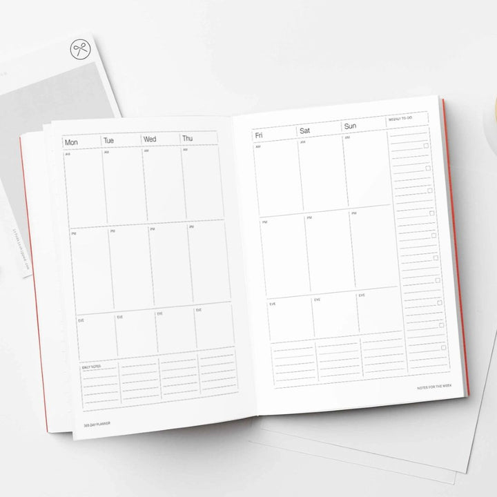 365 Undated A5 Planner – Brown