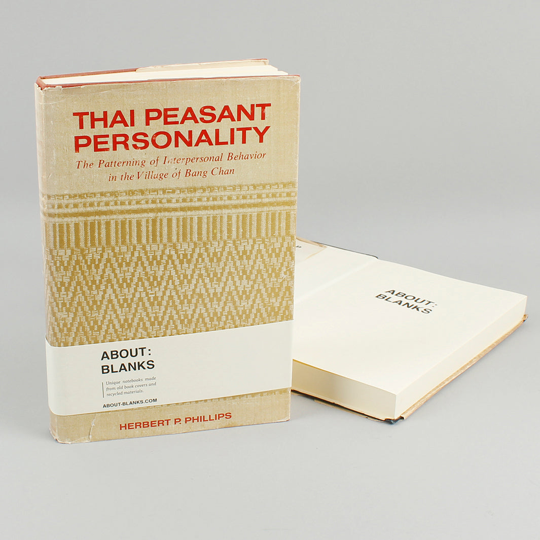 Original Book Sketch Notebook  - Thai Peasant Personality - Phillips