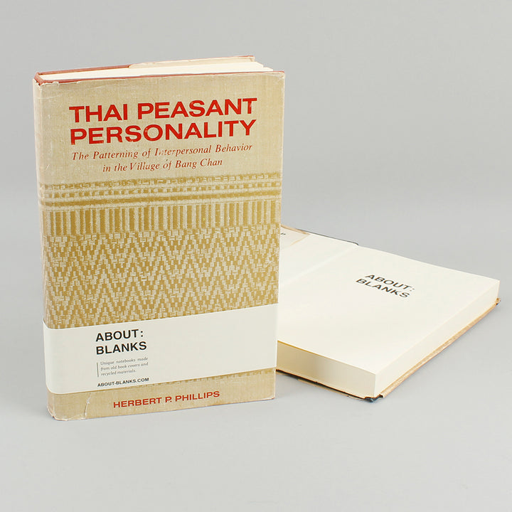 Original Book Sketch Notebook  - Thai Peasant Personality - Phillips